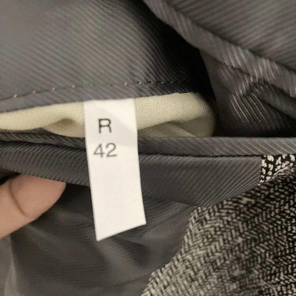 Bert Pulitzer Blazer Mens Sz 42R‎ Silk Sports Coat Single Breasted Gray Lined